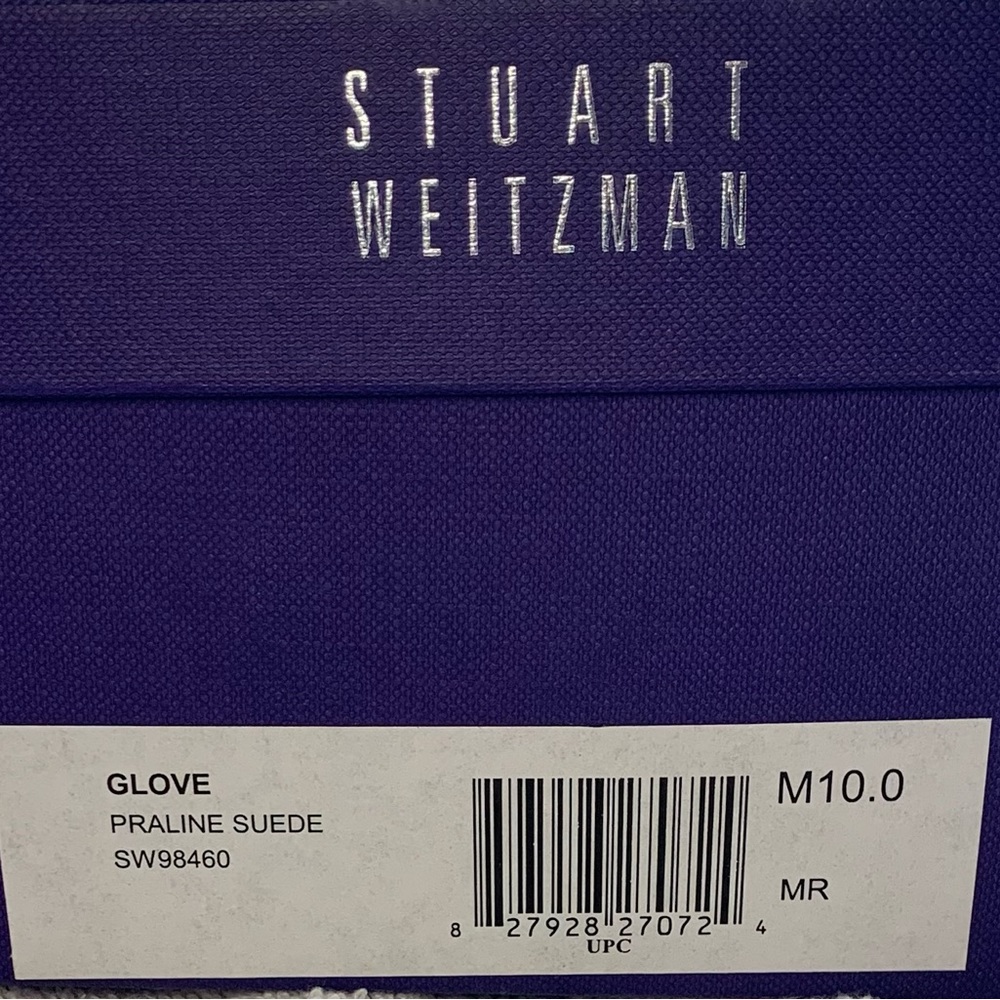 Stuart Weitzman Glove Tie-Back Suede Ankle Boot/Bootie US 10 - Picture 8 of 9